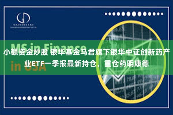 小额资金炒股 银华基金马君旗下银华中证创新药产业ETF一季报最新持仓，重仓药明康德