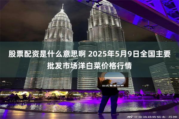 股票配资是什么意思啊 2025年5月9日全国主要批发市场洋白菜价格行情