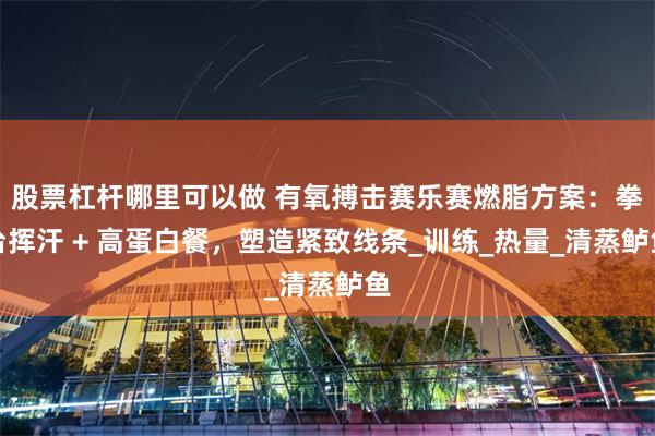 股票杠杆哪里可以做 有氧搏击赛乐赛燃脂方案：拳台挥汗 + 高蛋白餐，塑造紧致线条_训练_热量_清蒸鲈鱼