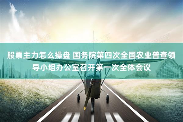 股票主力怎么操盘 国务院第四次全国农业普查领导小组办公室召开第一次全体会议